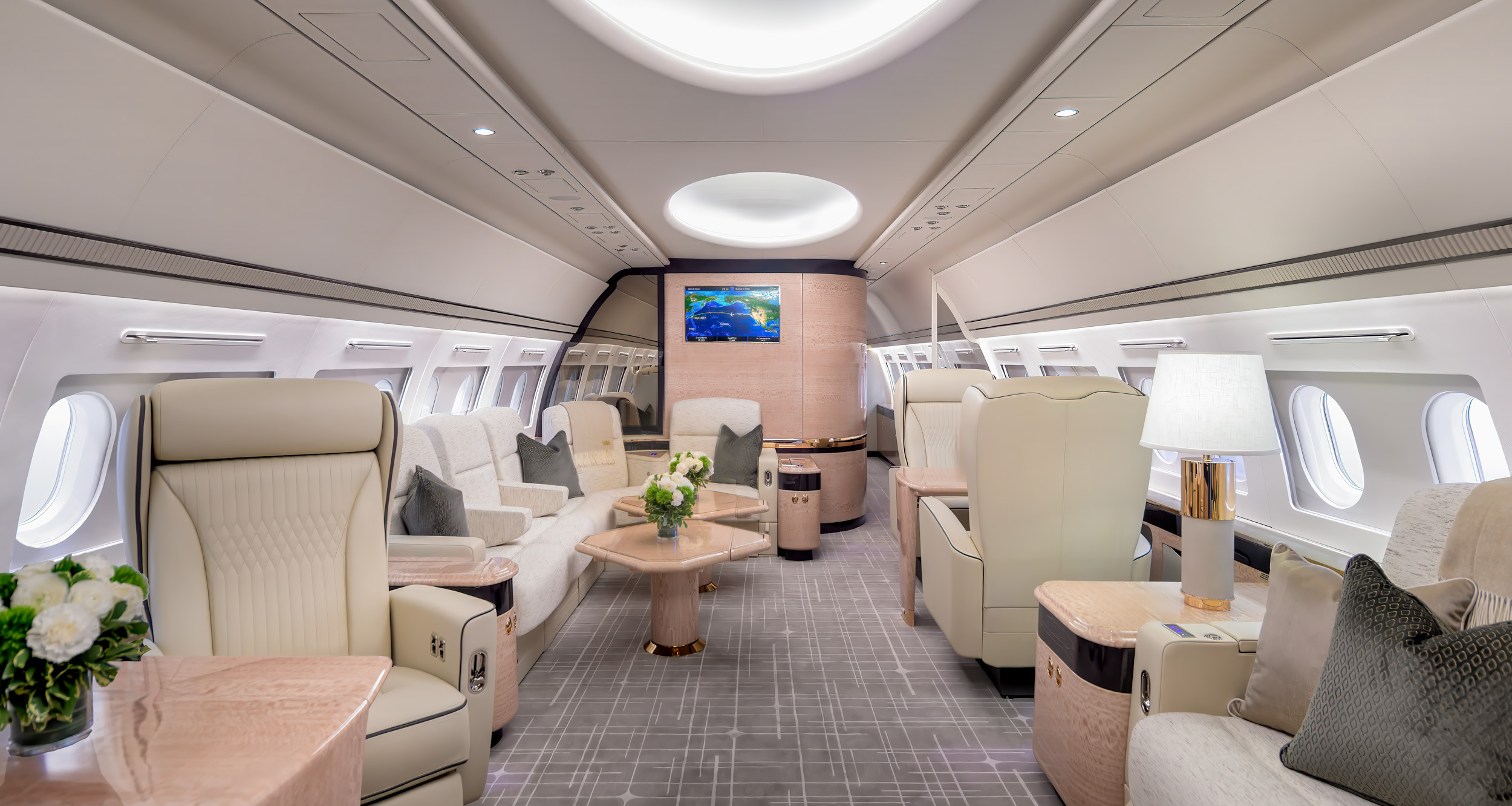 VVIP aircraft interior photography by AeroMedia